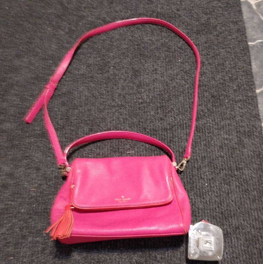 Kate Spade Pebbled Leather Crossbody Purse VINTAGE